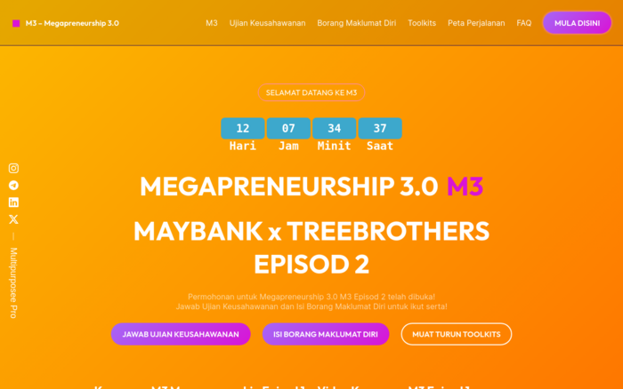 M3 Megapreneurship 3.0 – Program Keusahwanan M3